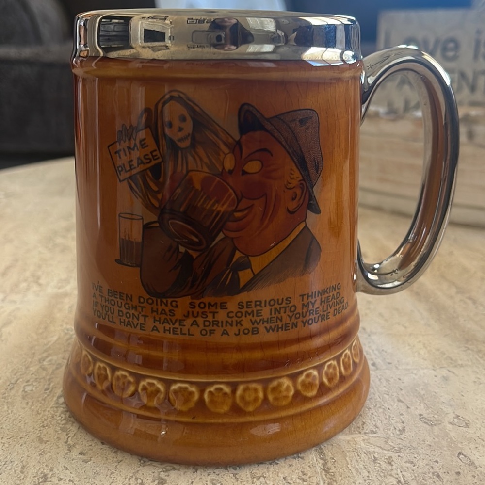 Lord Nelson Pottery England 11-65 I've Been Doing Some Serious Thinking mug. EC - Picture 3 of 12